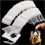 1200 Pcs Disposable Tea Bags, Empty Tea Filter Bags with Drawstring for Loose Leaf Tea Spice Bags