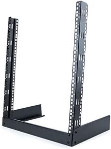 Startech 12U 2 Post Free-Standing Open Frame Desktop Network Rack, 19-Inch Size Accessories