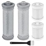 Replacement Filter kit Compatible with Tineco A10 A11 Hero Master Vacuums, Pure ONE S11 Cordless Vacuum Cleaner Accessories, 2 Pack Pre Filters & 2 Pack HEPA Filter