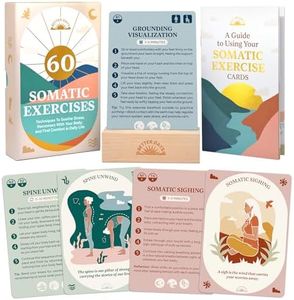 Better Days 60 Somatic Therapy Exercise Cards for Nervous System Regulation – Soothe Stress and Reconnect with Your Body – 3.5” x 5” Cards – Breathwork, Mindfulness, and Gentle Movement Techniques