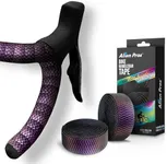 ALIEN PROS Chameleon Skin Bike Handlebar Tape (Set of 2) – Full Pattern Upgrade with Striking Color-Shifting Design and Premium Comfort Grip (Purple)