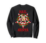 Hail Santa Claus Sleigher Christmas Rock Death Metal Satan Sweatshirt