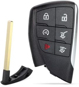 Yewong 6 Button Car Keyless Entry Remote Control Proximity Smart Key Fob for Chevy Chevrolet Suburban Tahoe 2021-2022 YG0G21TB2 434MHz 49Chip