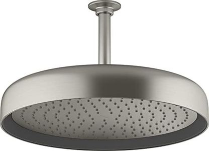 Kohler 26292-BN Statement Rainhead Showerheads, Vibrant Brushed Nickel