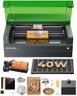 xTool S1 40W Laser Cutter and Laser Engraver for Tumblers, 23.93" x 15.16" Bed Size, 600mm/s Speed, Laser Engraving Machine, Laser Engraver for Wood and Metal, Acrylic, Big Project - Rotary Bundle
