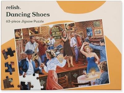 Relish - Dementia Jigsaw Puzzles for Adults, 63 Piece Dancing Shoes Puzzle - Activities & Gifts for Elderly People with Alzheimer's