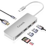 Getatek USB C Hub, 7 in 1 USB C Multiport Adapter with 4K HDMI, 100W PD Charging, 1 * USB 3.2 10Gbps Port and 2 * USB 2.0，TF/SD Card Reader, for MacBook Air, MacBook Pro, iPhone 15, iPhone 15 Pro Max