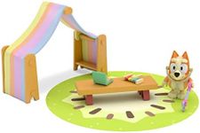 Bluey Bingo's Playroom, with 2.5" Bingo Figure, Canopy, Table, Computer, Rug, and Xylophone, Multicolor (13017)