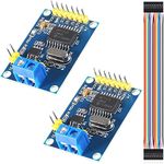 DAOKI 2 pcs MCP2515 DC 5V CAN Bus Module TJA1050 Receiver Module SPI Controller Interface Board with Male and Female Dupont Lines,for Arduino 51 MCU ARM Controller Development Board
