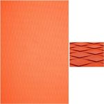 Abahub Non-Slip Traction Pad Deck Grip Mat 30in x 20in Trimmable EVA Sheet 3M Adhesive for Boat Kayak Skimboard Surfboard SUP Orange