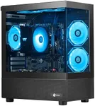 NINGMEI Desktop PC Computer AMD Ryzen 7 5700G 8 core 3.8GHz(up to 4.6GHz), 16GB DDR4 RAM 3200MHz,1TB NVME SSD,Tower Computer with 550W PSU, Windows 11 Home 64-bit for Home and Office.