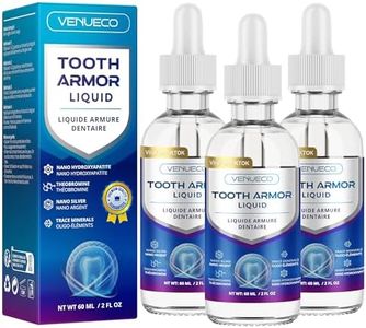 Cavity Healing Tooth Armor Liquid: Clinically Strengthen Enamel with Remineralization Drops at-Home Tooth Enamel Repair Stronger Teeth Hydroxyapatite (180ml, Mint)