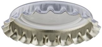 Learn to Brew 1 X Beer Bottle Caps - Oxygen Absorbing for Homebrew 144 Count, Silver (BSG-6020)