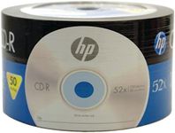 Hp 52x 700MB 80-Minute CD-R Media, 50-Piece, Spindle (CR00070B)