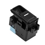 Qiilu Power Window Master Switch (Manual, Push Button, 1-way, Poplar Color) for Honda Accord 2.4L 2003-2007