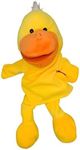 Proumhang Hand Puppets With Full Body for Kids,Animal Hand Puppets Farm Theme Puppets Toys Set,Plush Pretend Toys Zoo Friends Puppet Theatre with Movable Open Mouth,35cm,Duck
