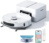 Tesvor Robot Vacuum and Mop 8000Pa,Obstacle Avoidance,Self Emptying Base Up to 70 Days,LiDAR Navigation,Smart Mapping,WiFi/App/Voice Control, for Pet Hair, Carpet & Hard Floors