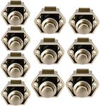 OCGIG 10Pcs RV Cabinet Mini Push Bu