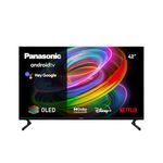 Panasonic TX-42MZ700B, 42 Inch 4K Ultra HD OLED Smart 2023 TV, High Dynamic Range (HDR), Dolby Atmos & Dolby Vision, Android TV, Google Assistant, Chromecast, 2 Feet Pedestal, Black