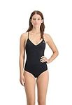 PUMA Women's Swimsuit, Black, L