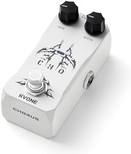 RVONE Chorus Guitar Pedal, Analog Guitar Pedal with BBD Circuitry, Guitar Effects Pedal True Bypass & Aluminum Case, Electric Guitar
