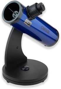 Carson SkySeeker Newtonian Reflector Telescope with Dobsonian Mount, 15-37.5X, Blue (JC-200)