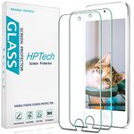 2-Pack HPTech Tempered Glass For iPod Touch (7th Gen 2019 Released, 6th & 5th Generation) Screen Protector, Easy to Install, 9H Hardness, Bubble Free