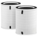 True HEPA Max Filter Replacement Compatible with Afloia MAX, MAGE, MAGE PRO Air Cleaner Purifier and Honati MAX AP2202I and Sans Large room Air Cleaner Cleaner Purifiers, 2 Pack