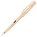 Lamy Safari Cosy Fountain Pen 020 Special Edition, Modern Fountain Pen in The Colour Cream with Ergonomic Grip and Timeless Design, Nib Strength F, Special Model, Nib F, Pack 1