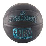 Spalding NBA Street Phantom Basketball 29.5 - Neon Blue/Black