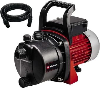 Einhell Bomba de agua de transvase eléctrica con cable - GT-E-WT-03 (240 V, 650 W, 50 Hz, 3800 Litros hora, cable de 1,4 m, altura de succión de 8 m, Max. altura - presión de entrega 36 m - 3.6 bar)