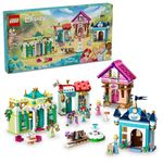 LEGO Disney Princess: Disney Princess Market Adventure, Building Playset Toy for Kids, Treasure Map and 4 Mini-Doll Figures, Fairy Tale Toy Gift for Girls and Boys Ages 6 Plus, 43246