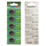 5 x PoundMax 2450 CR2450 DL2450 3V Lithium Coin Cell Batteries