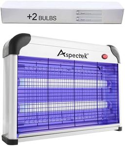 ASPECTEK Powerful 20W Electronic Insect Indoor Zapper, Bug Zapper, Fly Zapper, Mosquito Killer-Indoor Use Including 2 Pack Replacement Bulbs