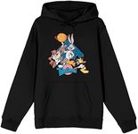 Space Jam Tune Squad Men’s Black Graphic Hoodie-L