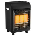Uargd Portable Propane Heater, 6000-18000 BTU Cabinet Heater with 3 Temperature Settings & Safety Tip-over Protection, Heats Areas up to 450 Sq.Ft, Suitable for Camping, Garage, Patio