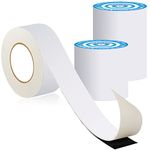 LANUCN White Waterproof Butyl Tape, Tenacious Sealant Tape for Sealing Roof Caravan Seam Pipe Jointing Leaks Repair kit Outdoor Use (5cm x 10m x 1roll)