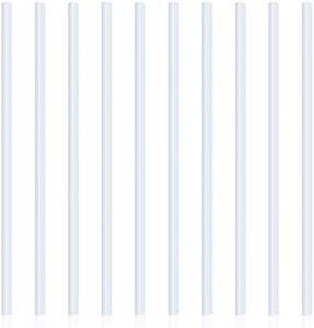 10 Pieces Binding Bars Slide Grip Binding Bars Report Cover A4 Spine Bars for School and Office, 12 Inch, 40 Sheet Capacity (White)