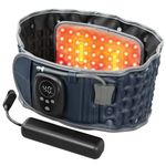 HONGJING Red Light Therapy Massage Decompression Belt for Lower Back Pain Relief, Heated Back Brace Inflatable Lumbar Support with Electric Pump, One Sizes Fits 29-49 Waist