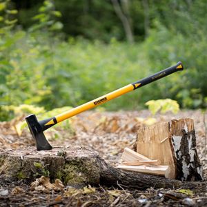 Roughneck 8lb Log Splitting Maul – Heavy Duty Wood Axe