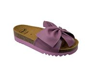 Scholl Women's Bowy Slide Sandal, lilac, 5 UK