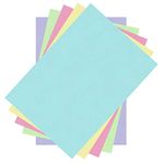 Quality A4 Pastel Colour Coloured Paper 80gsm (210mm x 297mm) Copier Printer Folding Craft Cardmaking Sheet Page Ream (Pack of 100 Sheets)