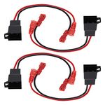 EMSea 4PCS Car Speaker Adaptor Plug Lead Connectors Cable Audio Speaker Wiring Harnesses Vehicle Electronics Replacement Accessories 15cm