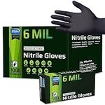 Inspire Black Nitrile Gloves | HEAV