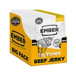 Ember Snacks: Biltong Beef Jerky Original Flavour (15 x 50g) - Protein Keto Snacks - On The Go Snack - From British and Irish Meat…