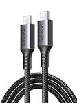 UGREEN USB C to USB-C Charger Cable 100W 5A Type C to C Fast Charging Compatible with MacBook Pro/Air, HP, Dell, iPad Pro 2025, iPhone Air/17/16 Plus/Pro/Pro Max, Galaxy S25 (3M)