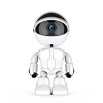 DEVIANT® WiFi CCTV Robot Cam 1080p HD 360 Rotating IP Indoor Smart Home Security Camera with 2 Way Audio,Auto Tracking and Night Vision