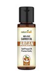 Naturoman Moroccan Argan Oil Cold Pressed | Suitable for All Skin Types | Natural & Pure | For Hair, Face Skin Moisturizer, Leave Hair Soft & Shiny | Pack of 1 | 30 ml