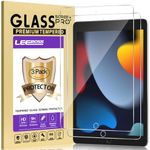 Screen Protector for iPad 9th Generation 10.2 inch 2021/2020/2019 Model, 9th/8th/7th Generation, 9H Anti-Scratch Tempered Glass Film [2-Pack]