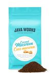 Java Works Coffee Coconut Macaroon Flavoured Coffee *Ground*, 340 Grams